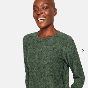 Outdoor Voices CloudKnit All Day set: long sleeve and sweat pants